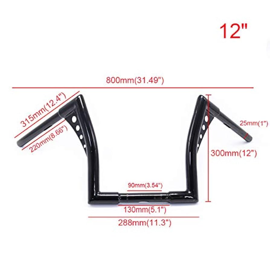 Amazon | 10 '' 12 '' 14 '' 16 '' Rise Ape Hanger 1 '' 25mm